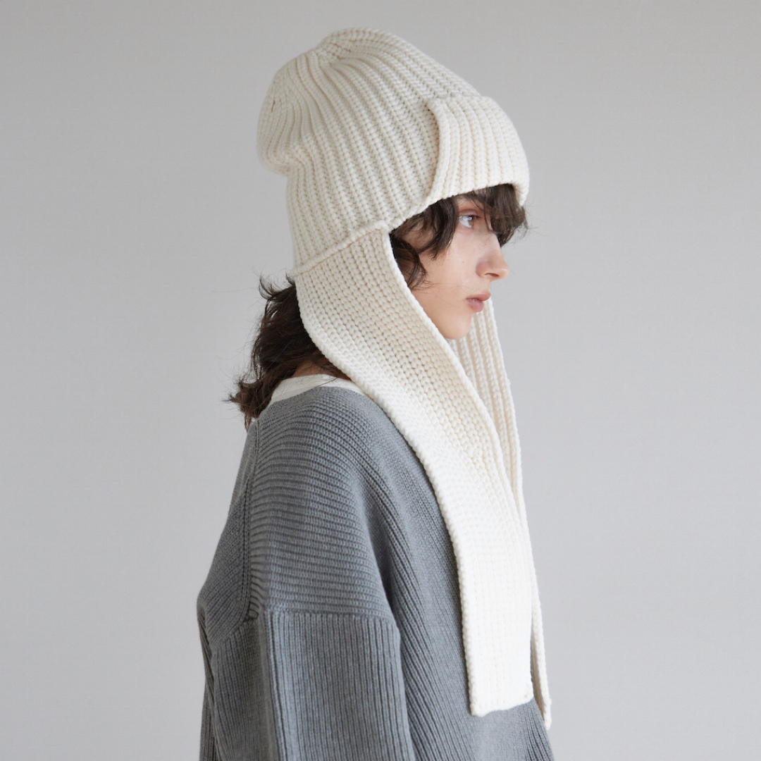 CA4LA(カシラ)のsealoomlynn Knitフライトキャップ ホワイト レディースの帽子(キャップ)の商品写真