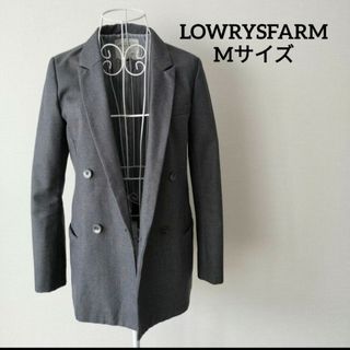 ローリーズファーム(LOWRYS FARM)の【送料無料】LOWRYSFARM ミドル丈 ジャケット グレー アウター M(テーラードジャケット)