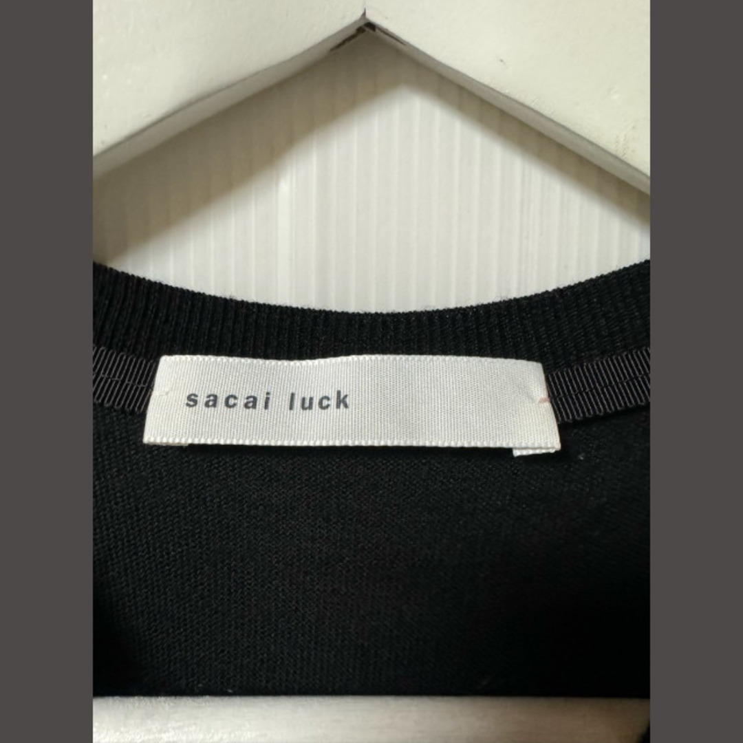 sacai luck(サカイラック)のサカイラック 異素材切替 チュニック ワンピース 2 レディースのトップス(チュニック)の商品写真