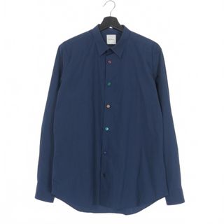 ポールスミス(Paul Smith)のポールスミス PAUL SMITH マルチカラー ボタンシャツ 長袖 L 紺(シャツ)