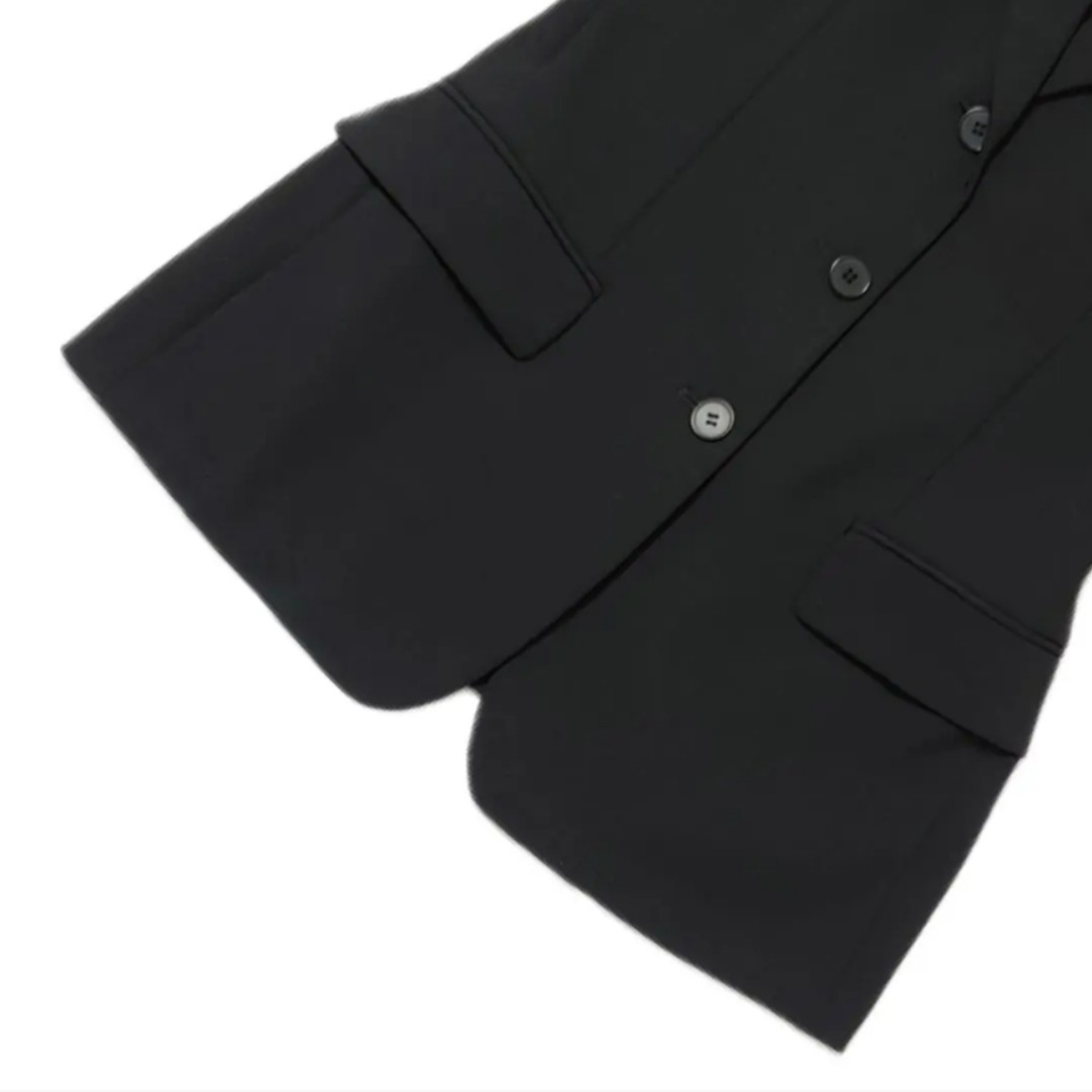 Calvin Klein(カルバンクライン)のCALVIN KLEIN テラードジャケット シングル ブラック 就活 面接 レディースのジャケット/アウター(テーラードジャケット)の商品写真