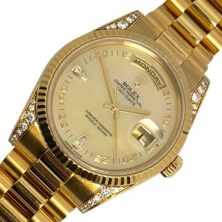 ロレックス(ROLEX)の　ロレックス ROLEX デイデイト36 イエローシェル 1183382BR イエロー K18YG 自動巻き メンズ 腕時計(その他)