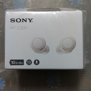 ソニー(SONY)のSONY フルワイヤレスイヤホン ホワイト WF-C500(W)(ヘッドフォン/イヤフォン)