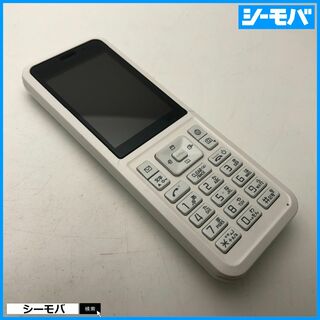 1217 SIMフリー softbank Simply B 701SI 中古 白(携帯電話本体)