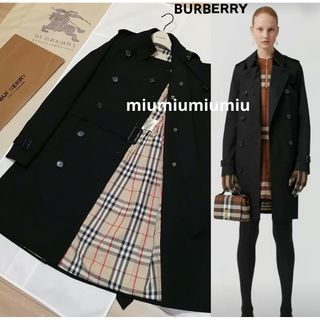 バーバリー(BURBERRY)の本物上質●　黒色トレンチコート　バーバリーロンドン(トレンチコート)