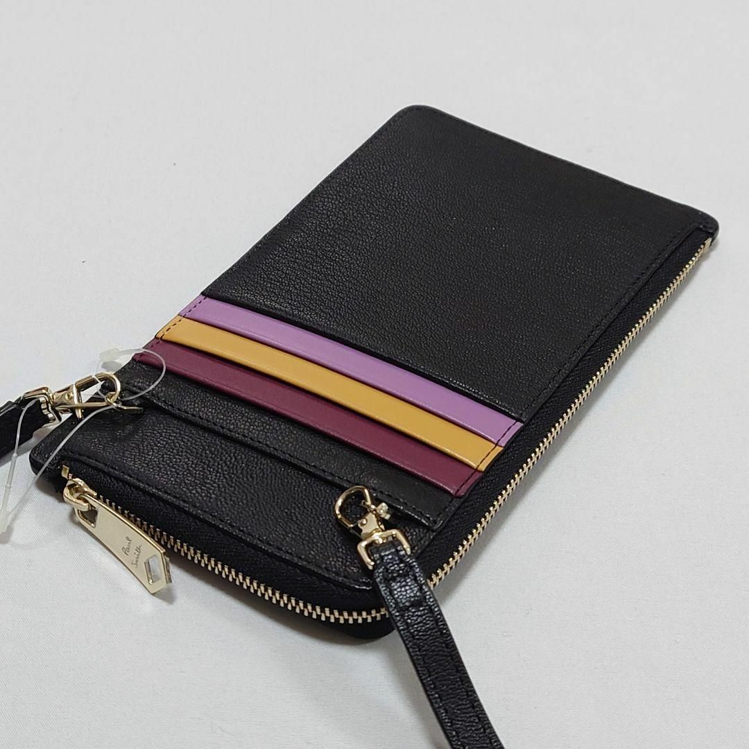 Paul Smith(ポールスミス)の【新品未使用】ポールスミス スマホショルダー/スマホポシェット055 ブラック スマホ/家電/カメラのスマホアクセサリー(その他)の商品写真