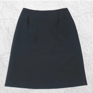 カルバンクライン(Calvin Klein)のCALVIN KLEIN スーツ用 膝丈スカート ブラック シンプル 面接 就活(ひざ丈スカート)