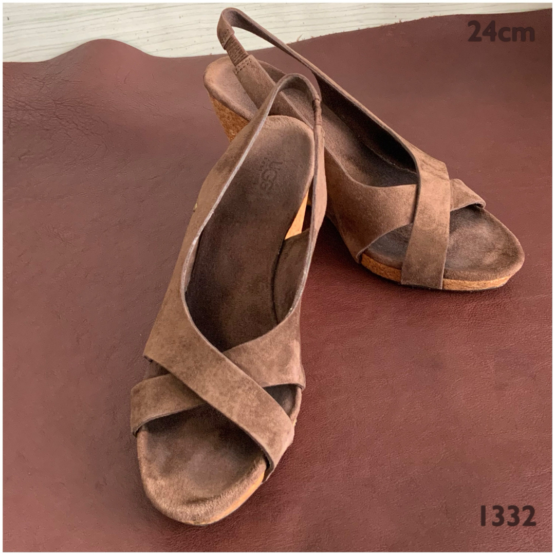 UGG【24㎝位】ウエッジソールサンダル☆クリーニングお手入れ済 | フリマアプリ ラクマ UGG【24㎝位】ウエッジソールサンダル☆クリーニングお手入れ済 | フリマアプリ ラクマ