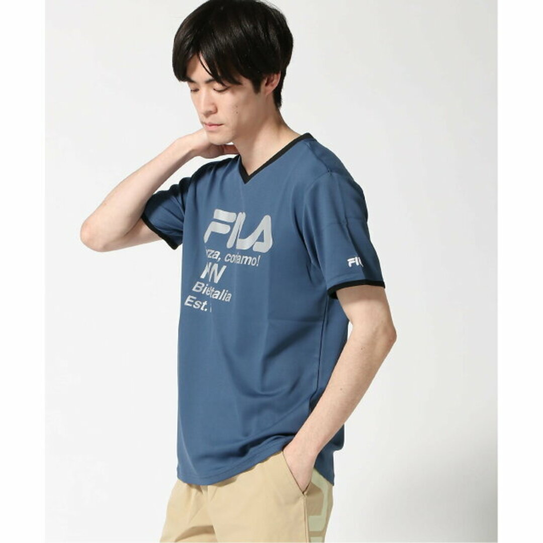 FILA(フィラ)の【DBL】FILA/(M)ツインクール VネックTシャツ メンズのトップス(Tシャツ/カットソー(半袖/袖なし))の商品写真