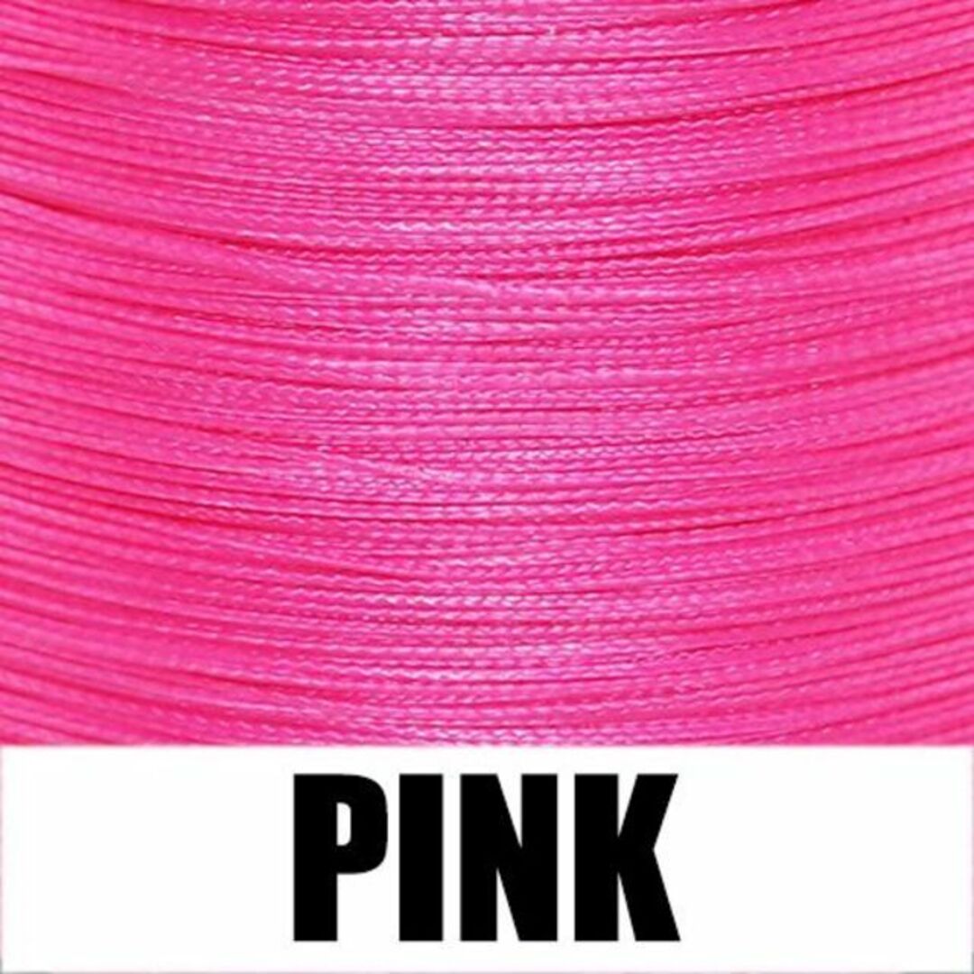 ×４　ＰＥライン（０．６号）３００ｍ　【ＪＯＦ】ピンクカラー釣糸 スポーツ/アウトドアのフィッシング(釣り糸/ライン)の商品写真