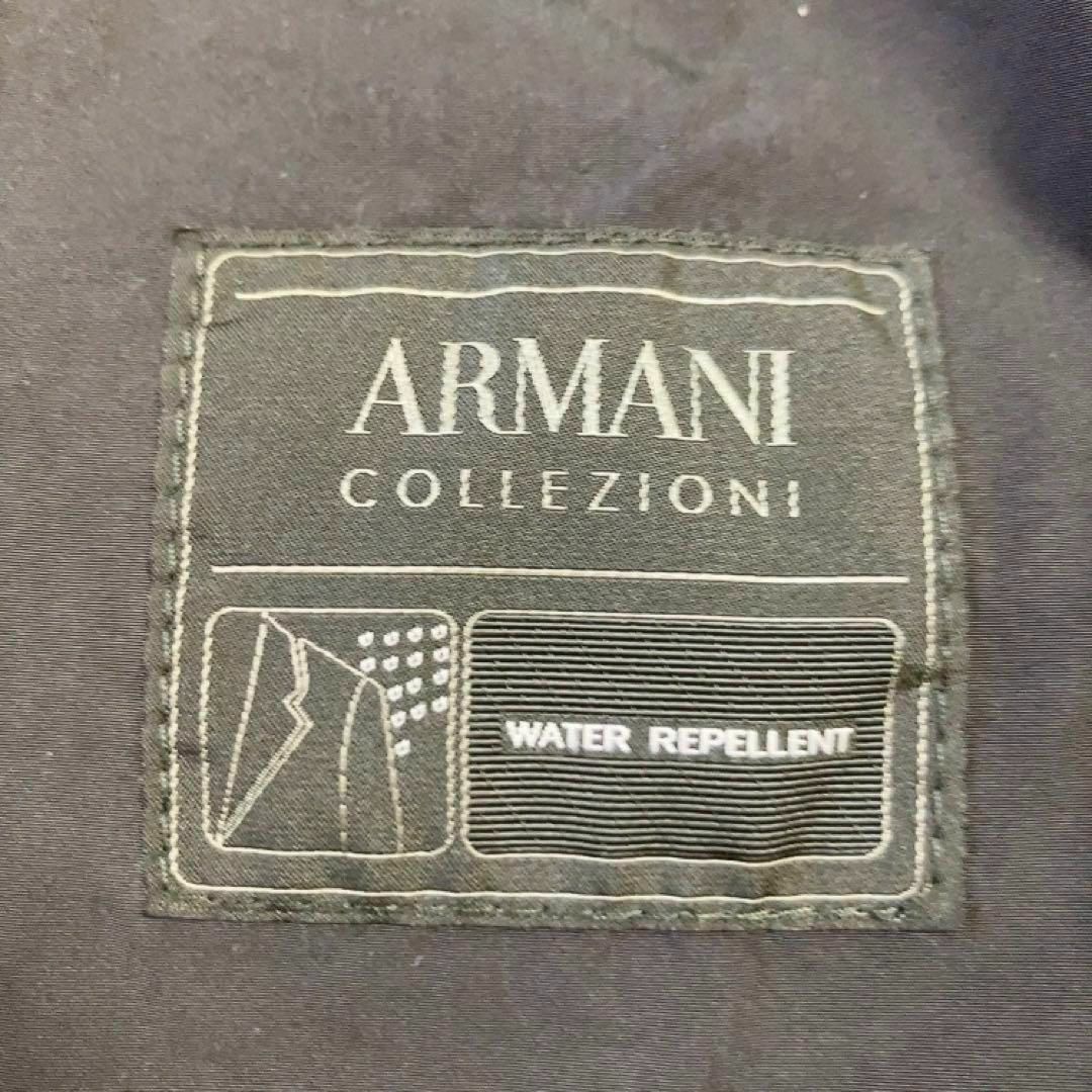 ARMANI COLLEZIONI(アルマーニ コレツィオーニ)の【撥水加工】ARMANI COLLEZIONI　ステンカラーコート　46ブラック メンズのジャケット/アウター(ステンカラーコート)の商品写真