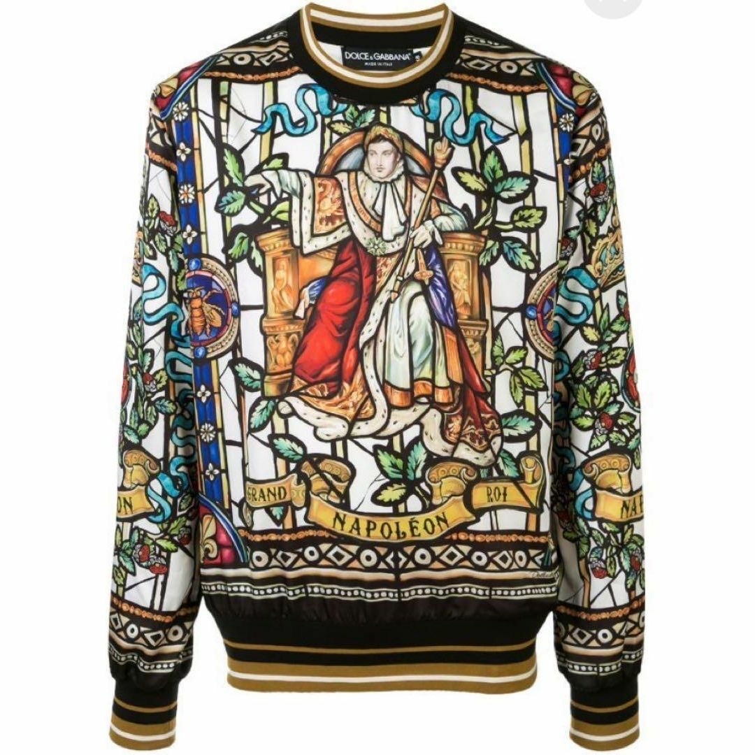 DOLCE&GABBANA(ドルチェアンドガッバーナ)の【超希少・未使用級】Dolce & Gabbana スウェット　Napoleon メンズのトップス(スウェット)の商品写真