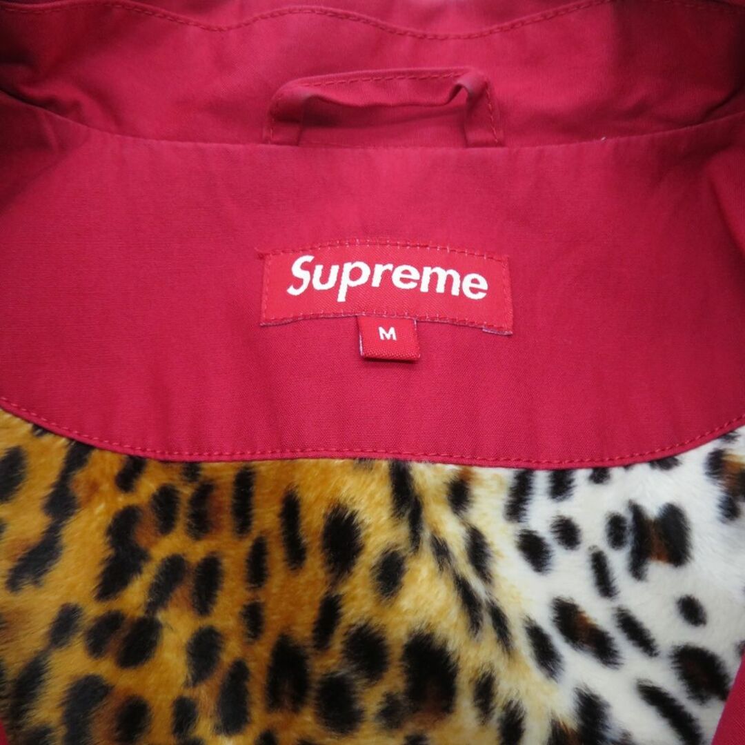 Supreme(シュプリーム)のSUPREME 10aw Leopard Lined Coaches Jacket サイズM シュプリーム レオパードライニング コーチジャケット メンズのジャケット/アウター(ブルゾン)の商品写真