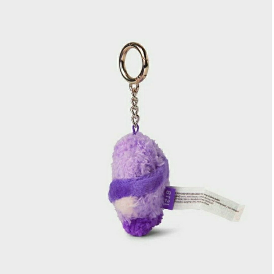 BT21(ビーティーイシビル)のBT21 minini PURPLE DOLL KEYRING SHOOKY エンタメ/ホビーのおもちゃ/ぬいぐるみ(キャラクターグッズ)の商品写真