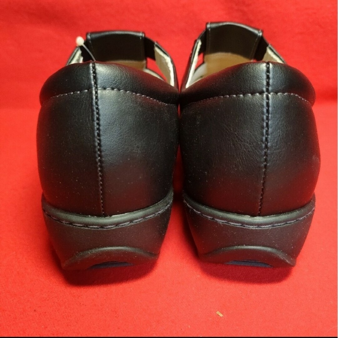 pansy(パンジー)のパンジー 革靴 スリッポン クールステップ 幅広3E 外反母趾 痛くない靴 レディースの靴/シューズ(スリッポン/モカシン)の商品写真