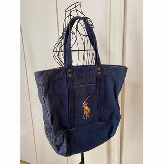 ポロラルフローレン(POLO RALPH LAUREN)のPOLO RALPH LAUREN ヴィンテージ ビックトートバッグ(トートバッグ)