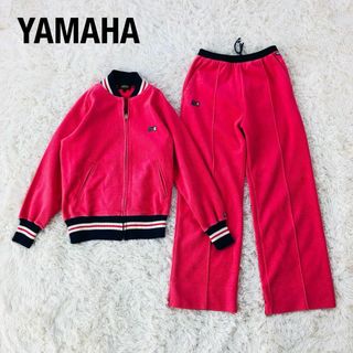 YAMAHAヤマハジャージ上下セットアップパイル地ピンクトラックジャケットL(その他)