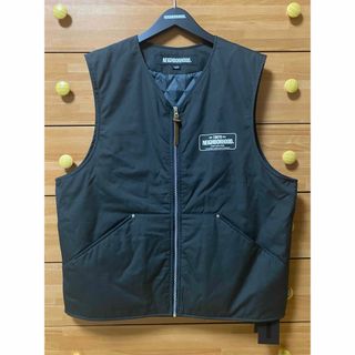 NEIGHBORHOOD - NEIGHBORHOOD PADDED WORK VEST CHARCOAL