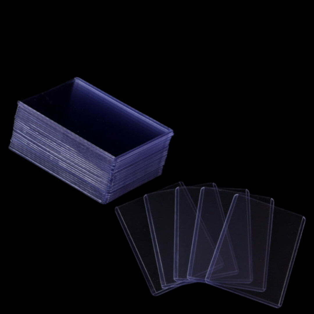 トレカ カードケース 50枚 トップローダー カードホルダー 硬質 ポケカ エンタメ/ホビーのトレーディングカード(カードサプライ/アクセサリ)の商品写真
