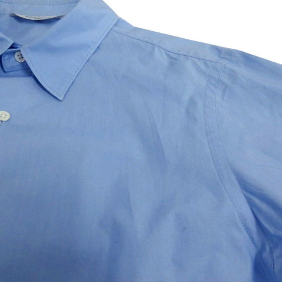 EDIFICE(エディフィス)のエディフィス EDIFICE シャツ ワイシャツ 長袖 ブルー 青 42 メンズのトップス(シャツ)の商品写真