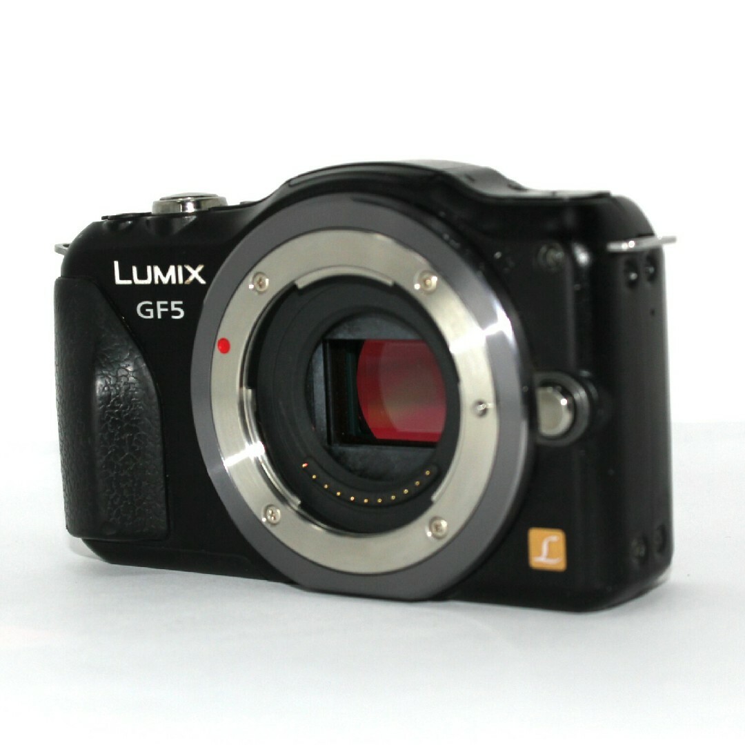 Panasonic(パナソニック)のPanasonic LUMIX DMC−GF5 ボディー ブラック✨完動品✨ スマホ/家電/カメラのカメラ(ミラーレス一眼)の商品写真