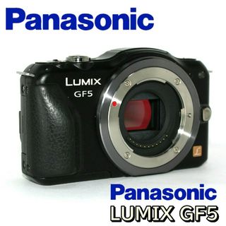 パナソニック(Panasonic)のPanasonic LUMIX DMC−GF5 ボディー ブラック✨完動品✨(ミラーレス一眼)