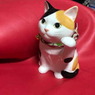 セトラー(SETTLER)のミケネコ招き猫新品(置物)