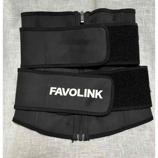 FAVOLINK ダブルベルトウエストシェイパー　XS(エクササイズ用品)