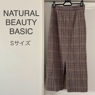 ナチュラルビューティーベーシック(NATURAL BEAUTY BASIC)のNATURAL BEAUTY BASIC ツイードタイトロング(ロングスカート)