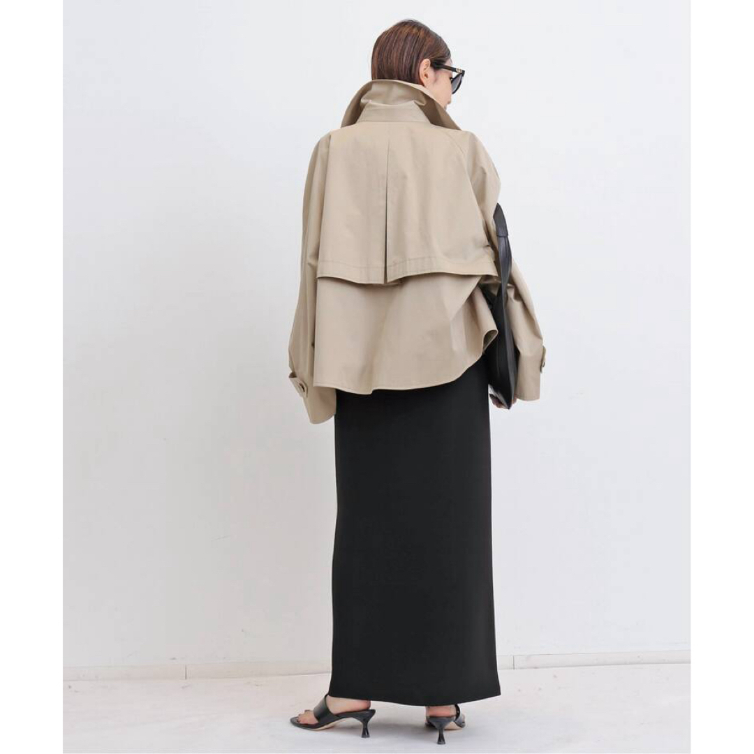 L'Appartement DEUXIEME CLASSE(アパルトモンドゥーズィエムクラス)のMINITZ SHORT TRENCH COAT L'appartement レディースのジャケット/アウター(トレンチコート)の商品写真