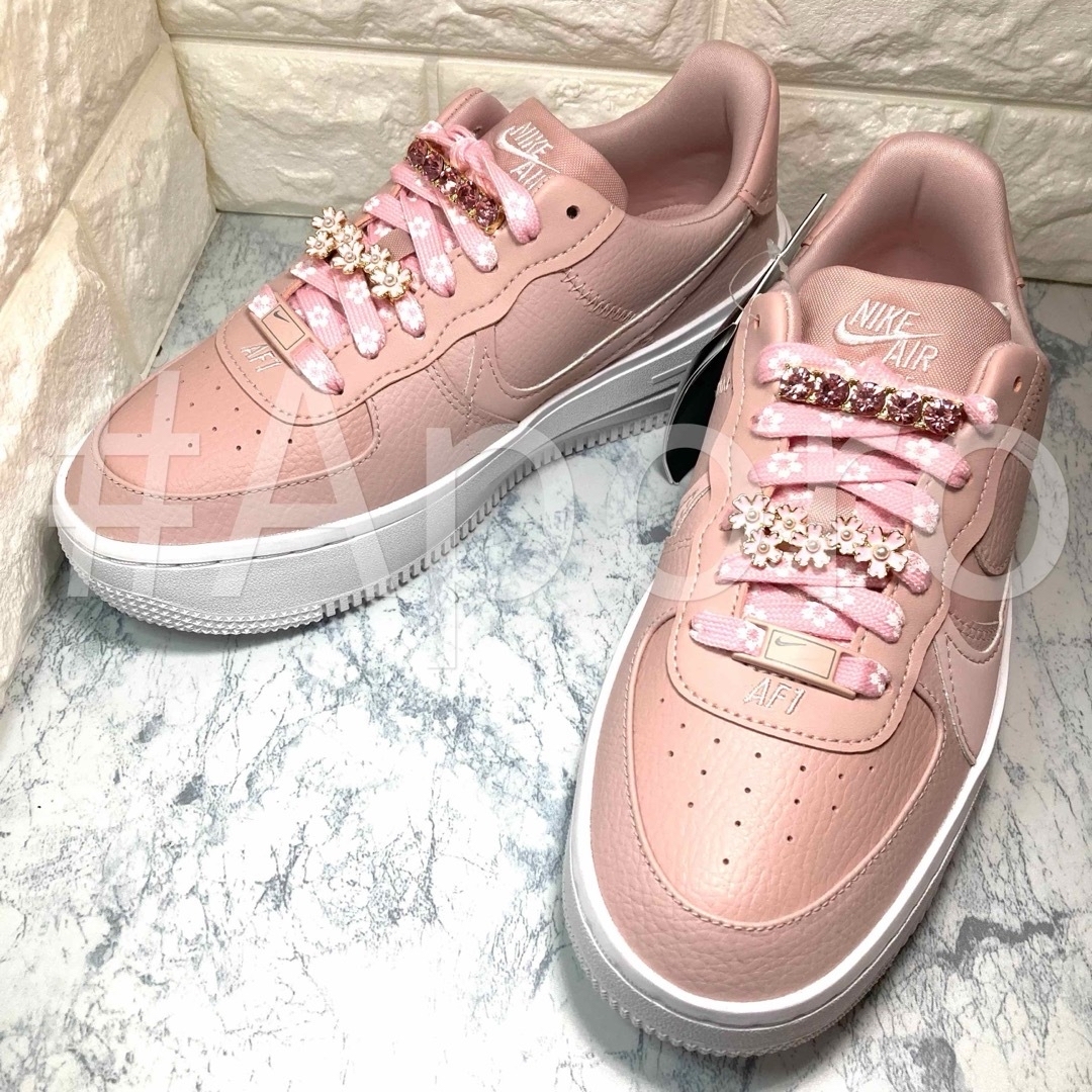 NIKE ナイキ AIR FORCE 1 エアフォース1 ピンク 桜 23.5