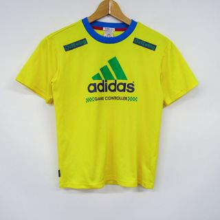 アディダス(adidas)のアディダス 半袖Tシャツ ロゴT サッカーウエア クライマライト キッズ 男の子用 150サイズ イエロー adidas(Tシャツ/カットソー)