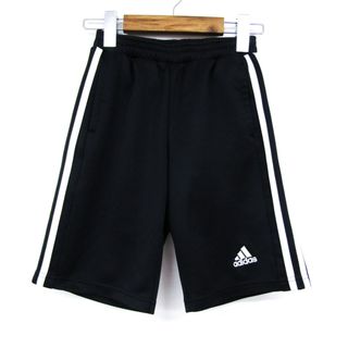 アディダス(adidas)のアディダス ショートパンツ ハーフパンツ サイドライン スポーツウエア キッズ 男の子用 130サイズ ブラック adidas(パンツ/スパッツ)