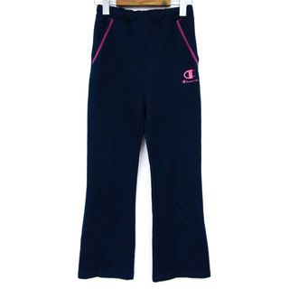 Champion - チャンピオン ロングパンツ ジャー ジ スポーツウエア キッズ 女の子用 140サイズ ネイビー Champion