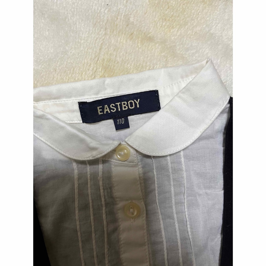 EASTBOY(イーストボーイ)の襟付きワンピース キッズ/ベビー/マタニティのキッズ服女の子用(90cm~)(ワンピース)の商品写真