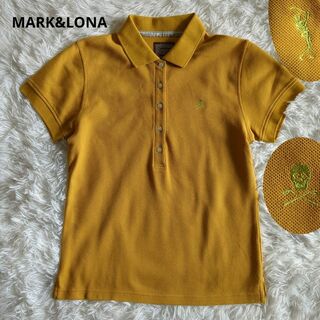 マークアンドロナ(MARK&LONA)のMARK&LONA マークアンドロナ ポロシャツ ゴルフウェア 半袖 M 刺繍(ウエア)