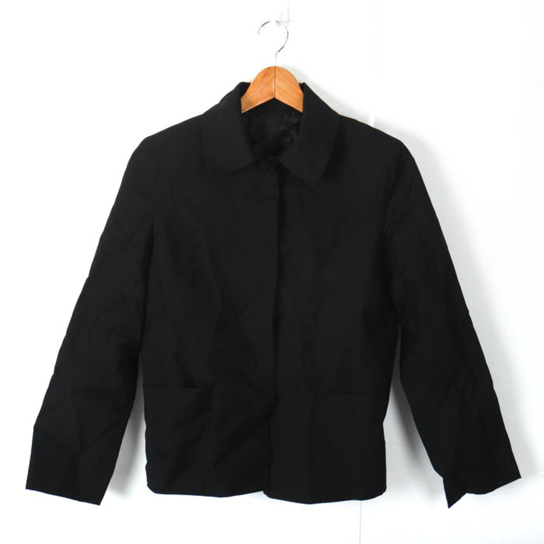 UNTITLED(アンタイトル)のアンタイトル 長袖シャツ シンプル ウール混 トップス レディース 9サイズ ブラック UNTITLED レディースのトップス(シャツ/ブラウス(長袖/七分))の商品写真