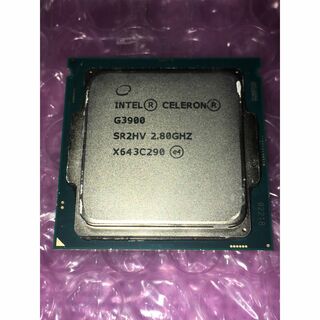 インテル(intel)のIntel Celeron G3900 2.8GHz　動作確認済み(PCパーツ)