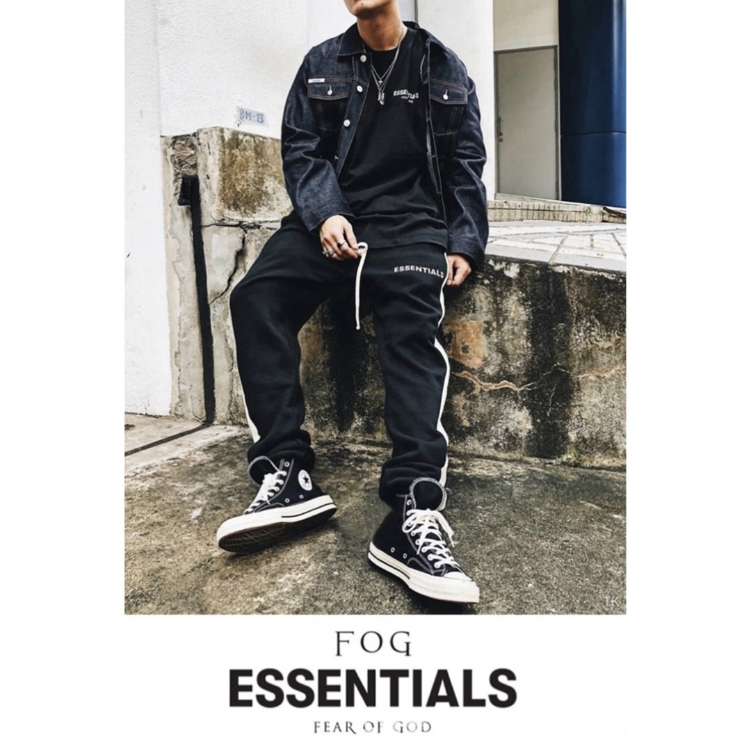 Essential(エッセンシャル)の新品ESSENTIALS エッセンシャルズ サイドストライプパンツ S メンズのパンツ(その他)の商品写真