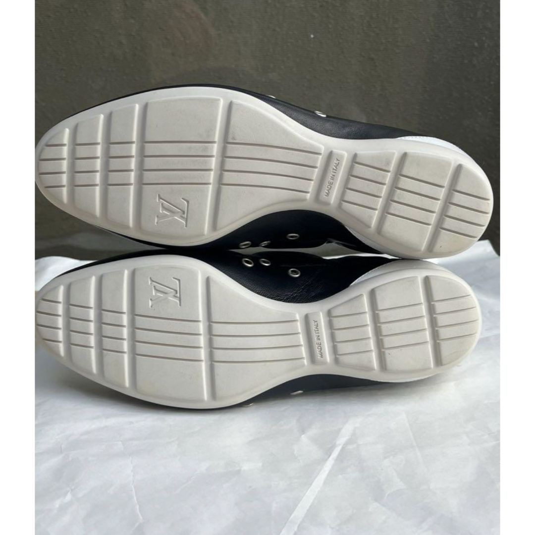 LOUIS VUITTON(ルイヴィトン)のルイヴィトン　コンビファスナースニーカー革靴ローファー361/2 レディースの靴/シューズ(スニーカー)の商品写真