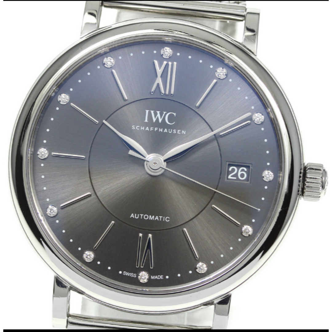 IWC(インターナショナルウォッチカンパニー)の極美品箱保証書付きIWC ポートフィノ ダイヤ IW458110 自動巻き メンズの時計(腕時計(アナログ))の商品写真