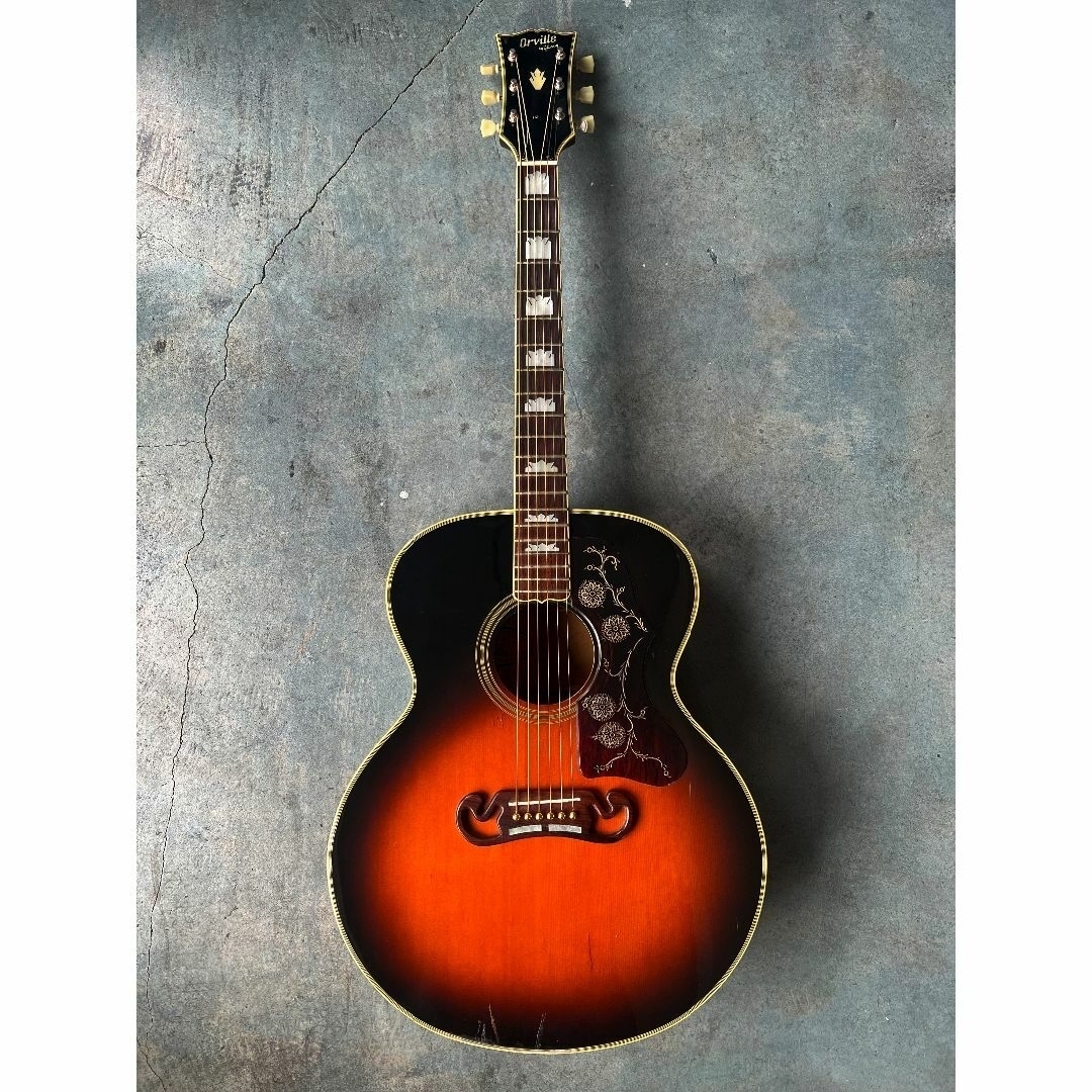 Gibson(ギブソン)のOrville by Gibson J-200 1992年 寺田楽器製 楽器のギター(アコースティックギター)の商品写真