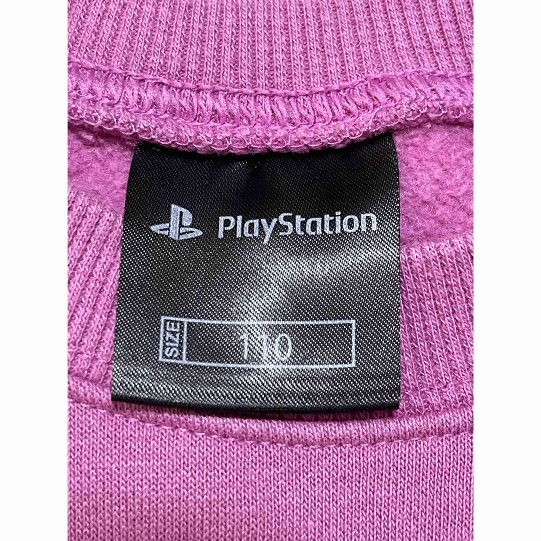 GU(ジーユー)の【GU】 PlayStation トレーナー 110 キッズ/ベビー/マタニティのキッズ服女の子用(90cm~)(Tシャツ/カットソー)の商品写真