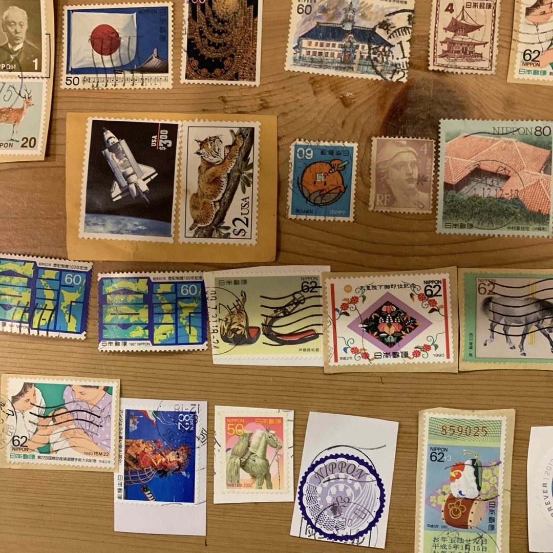 切手使用済み60枚 エンタメ/ホビーのコレクション(使用済み切手/官製はがき)の商品写真