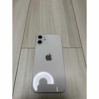 アイフォーン(iPhone)の【美品】iPhone12 mini 128gb 白　ホワイト　充電容量85%(スマートフォン本体)