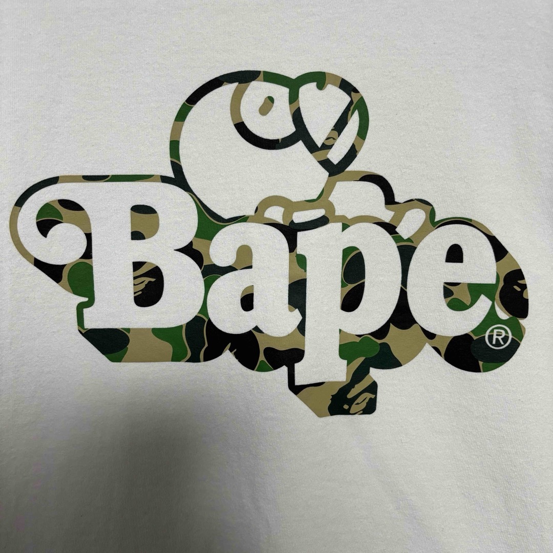 A BATHING APE(アベイシングエイプ)の【希少デザイン】アベイシングエイプ　Tシャツ　XLサイズ　マイロ　センターロゴ メンズのトップス(Tシャツ/カットソー(半袖/袖なし))の商品写真