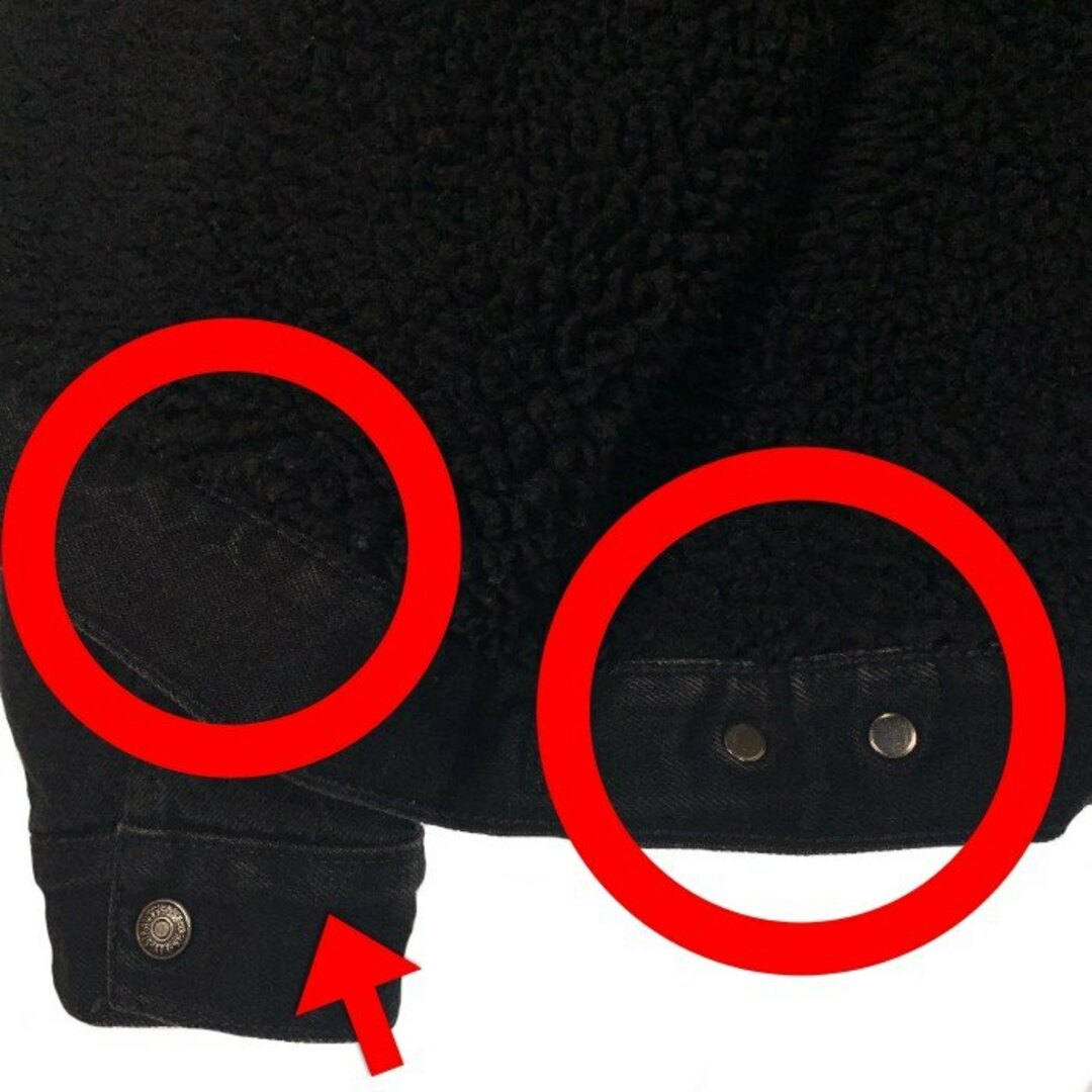 Levi's(リーバイス)の90's Levi's リーバイス ブラックデニムボアジャケット 70629-4159 メキシコ製 Size XL メンズのジャケット/アウター(その他)の商品写真