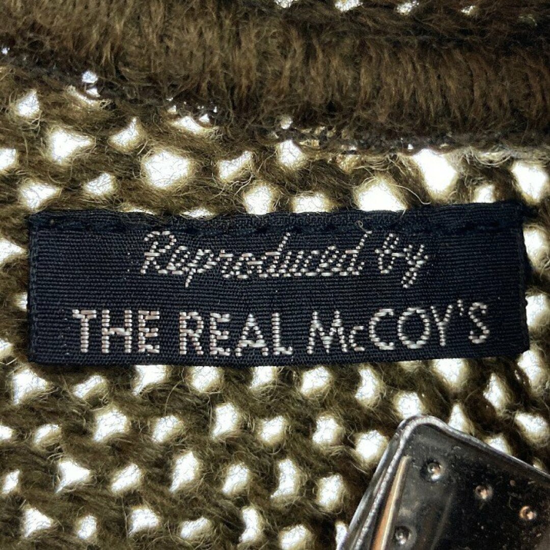 THE REAL McCOY'S(ザリアルマッコイズ)の★THE REAL McCOY'S リアルマッコイズ Type A-1 メカニックセーター ニット 8-50-D カーキ size38 メンズのトップス(ニット/セーター)の商品写真