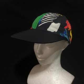 アートヴィンテージ(ART VINTAGE)のUSA製 JAMS WORLD マルチカラー nylon cap キャップ 帽子(キャップ)