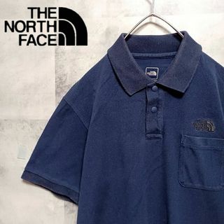 THE NORTH FACE - ザノースフェイス THE NORTH FACE メンズポロシャツ M ネイビー